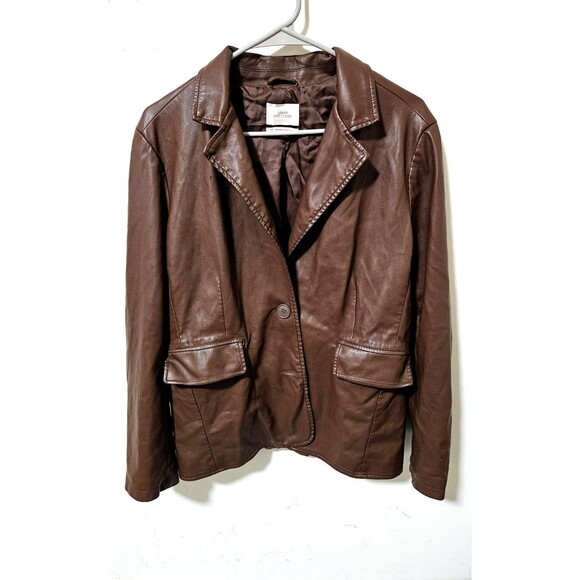 Urban Outfitters Jackets & Blazers - Urban Outfitters Womens Jules Jacket Faux Leather Blazer Small